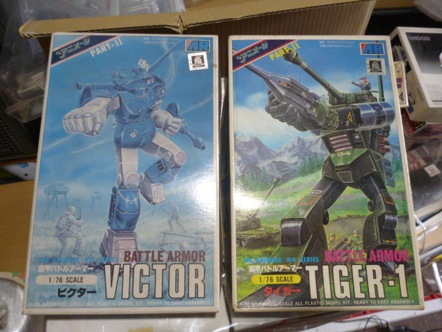 アリイ1/76 ザ・アニメージ・パート2のビクター/タイガー1 セットで