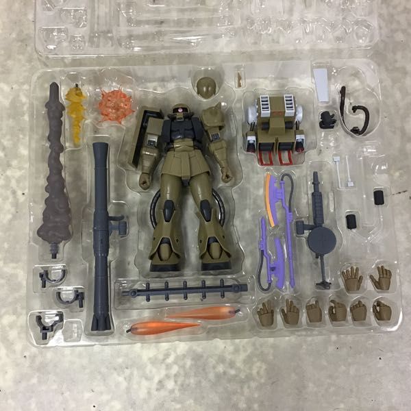 MS-06F ザク・マインレイヤー ROBOT魂 ver 機動戦士ガンダム MS〉 | BANDAI ＜SIDE MS＞ ROBOT魂〈SIDE ver. ザク・マイン 1&frasl;144 A.N.I.M.E 中古ROBOT魂
