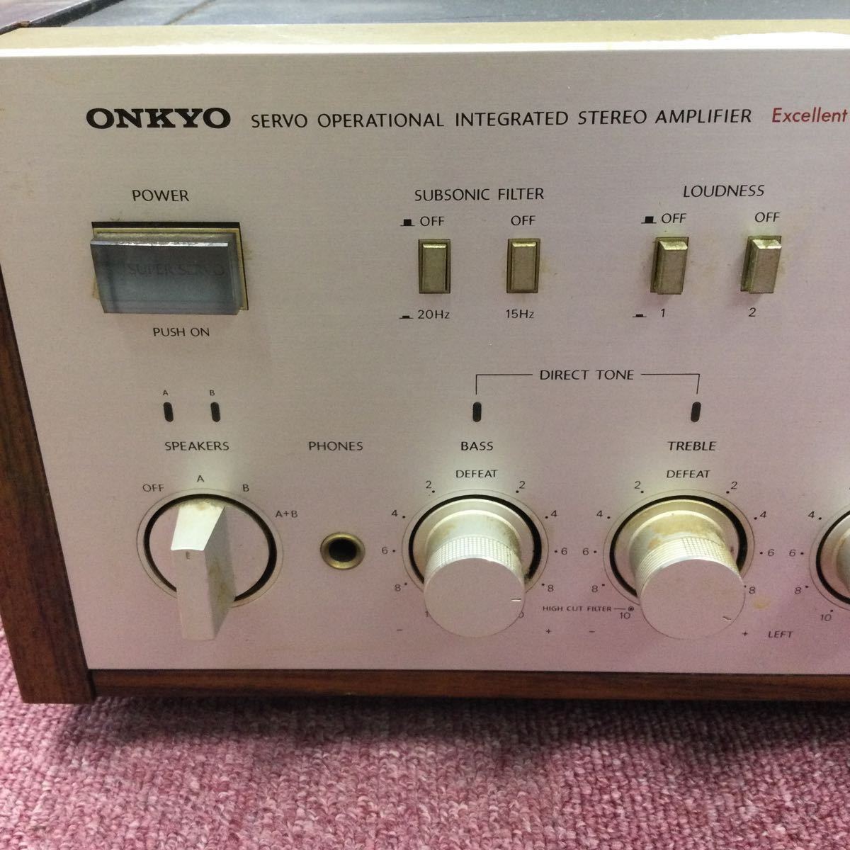 Integra ONKYO A-820GT オンキョー A-820RS オーディオ機器 プリメイン