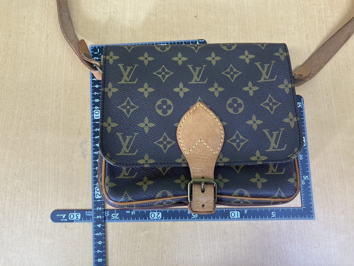 0075-01☆ルイ・ヴィトン/ LOUIS VUITTON カルトシエール ショルダー 