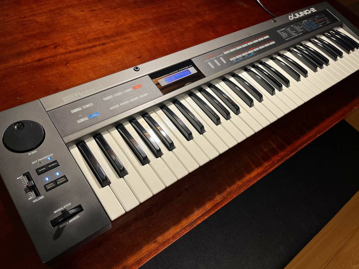 [改造/メンテナンス済み] Roland Alpha Juno 2 αJuno2 LED/LCD変更済み 160サイズ