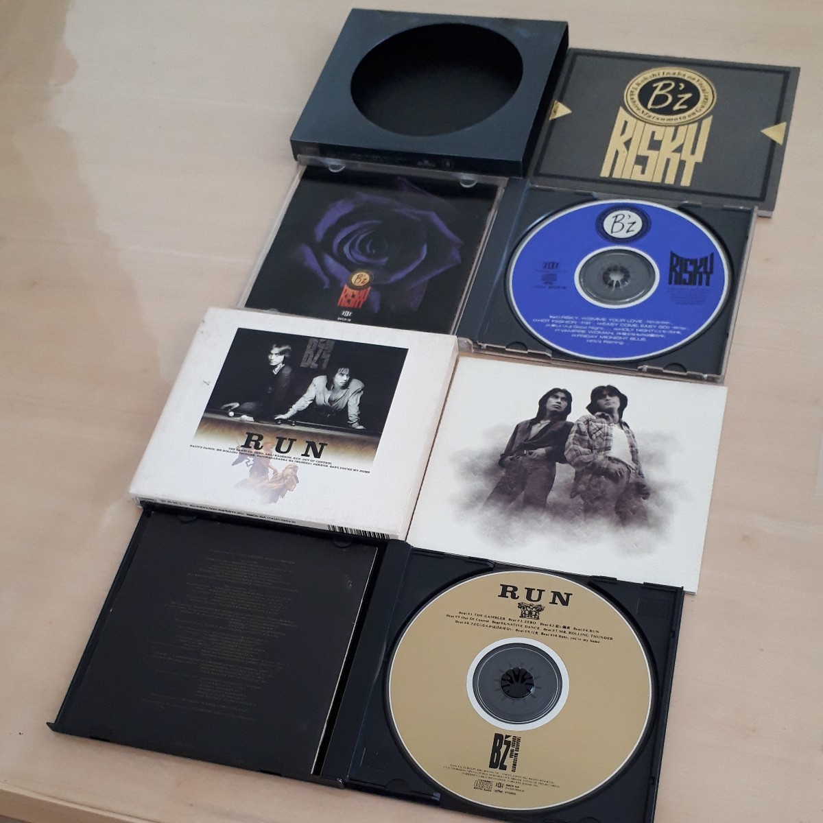 B'z RISKY RUN 初回限定盤 CD 2枚 セット レア 貴重 稲葉浩志 松本孝弘