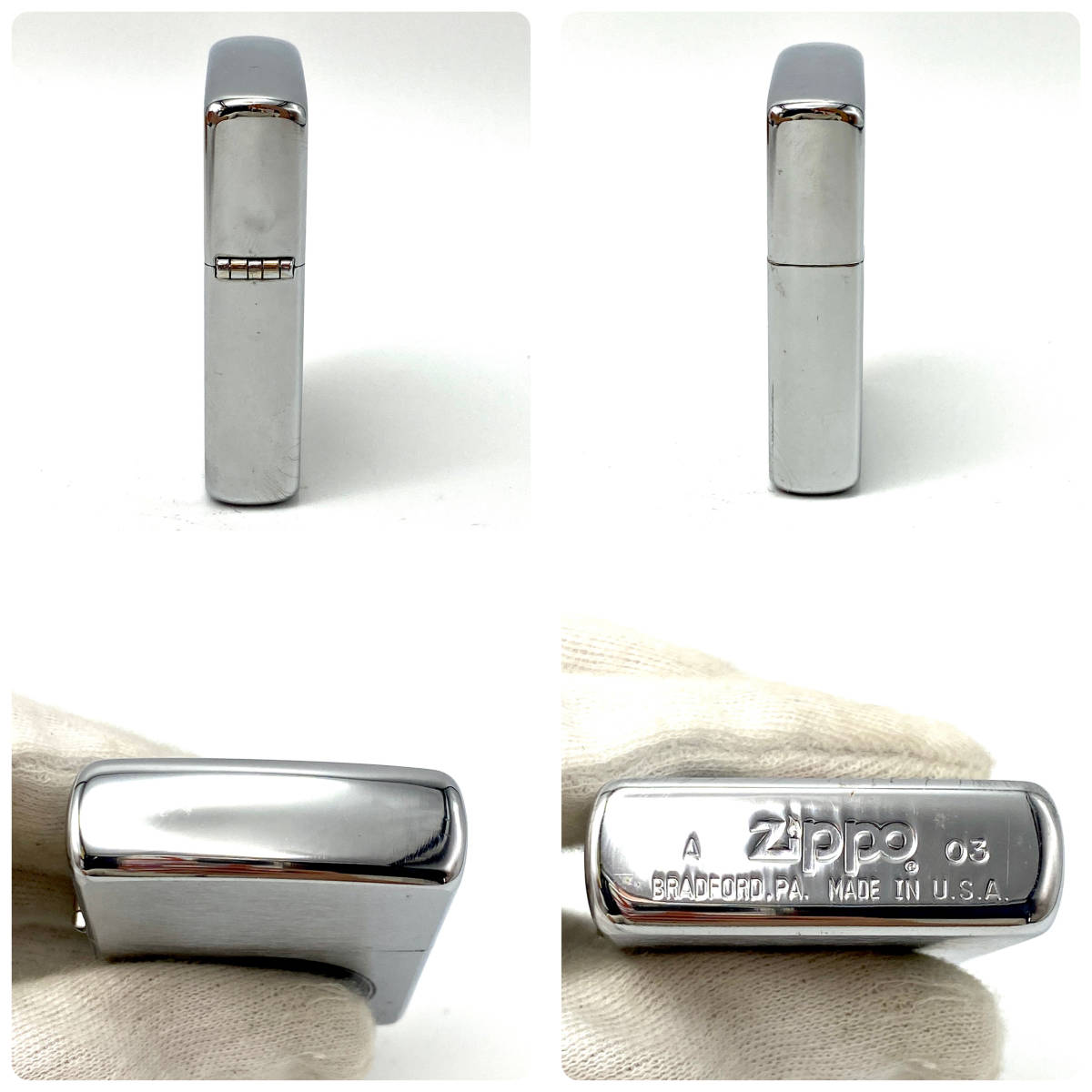 HY0755□Zippo ヴァン 未使用 ライター ＋ ワッペン 4点 セット 