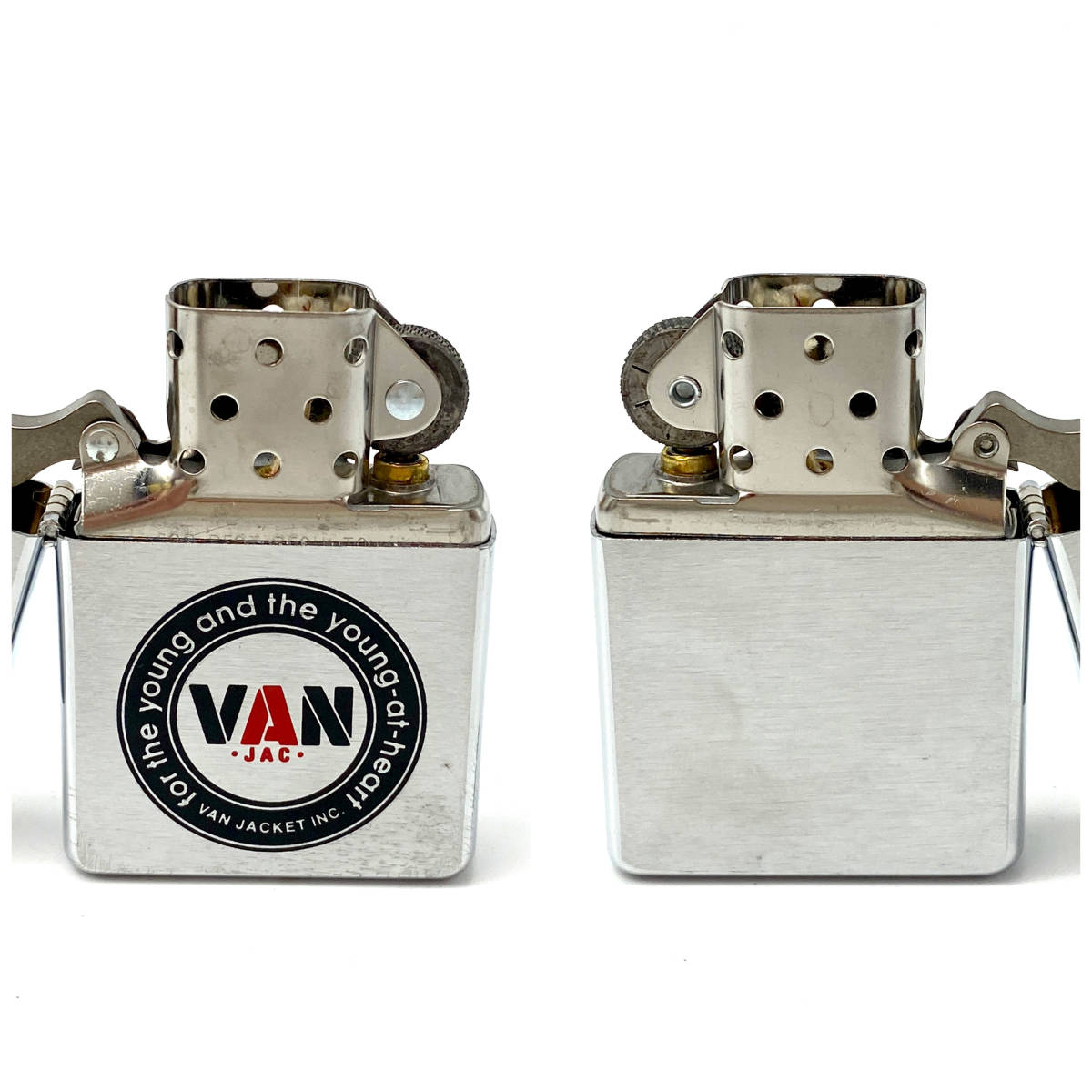 HY0755□Zippo ヴァン 未使用 ライター ＋ ワッペン 4点 セット 