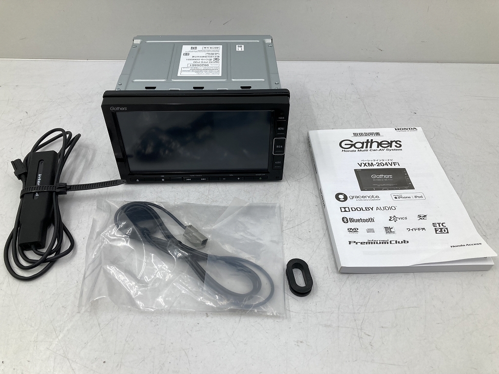 割れ無 動作OK ホンダ 純正 Gathers インターナビ VXM-204VFi