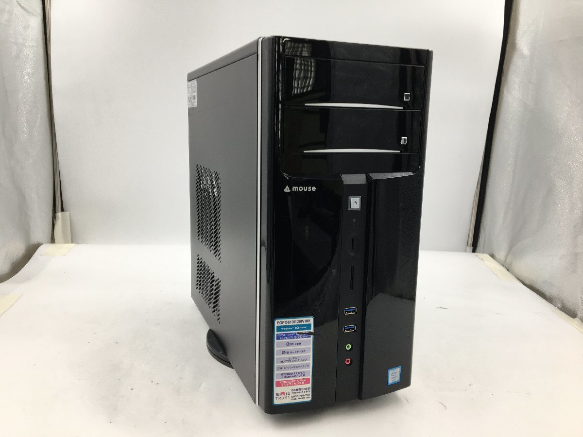 ♪△【MOUSE COMPUTER】デスクトップPC/Core i3 6100(第6世代)/HDD 2TB 
