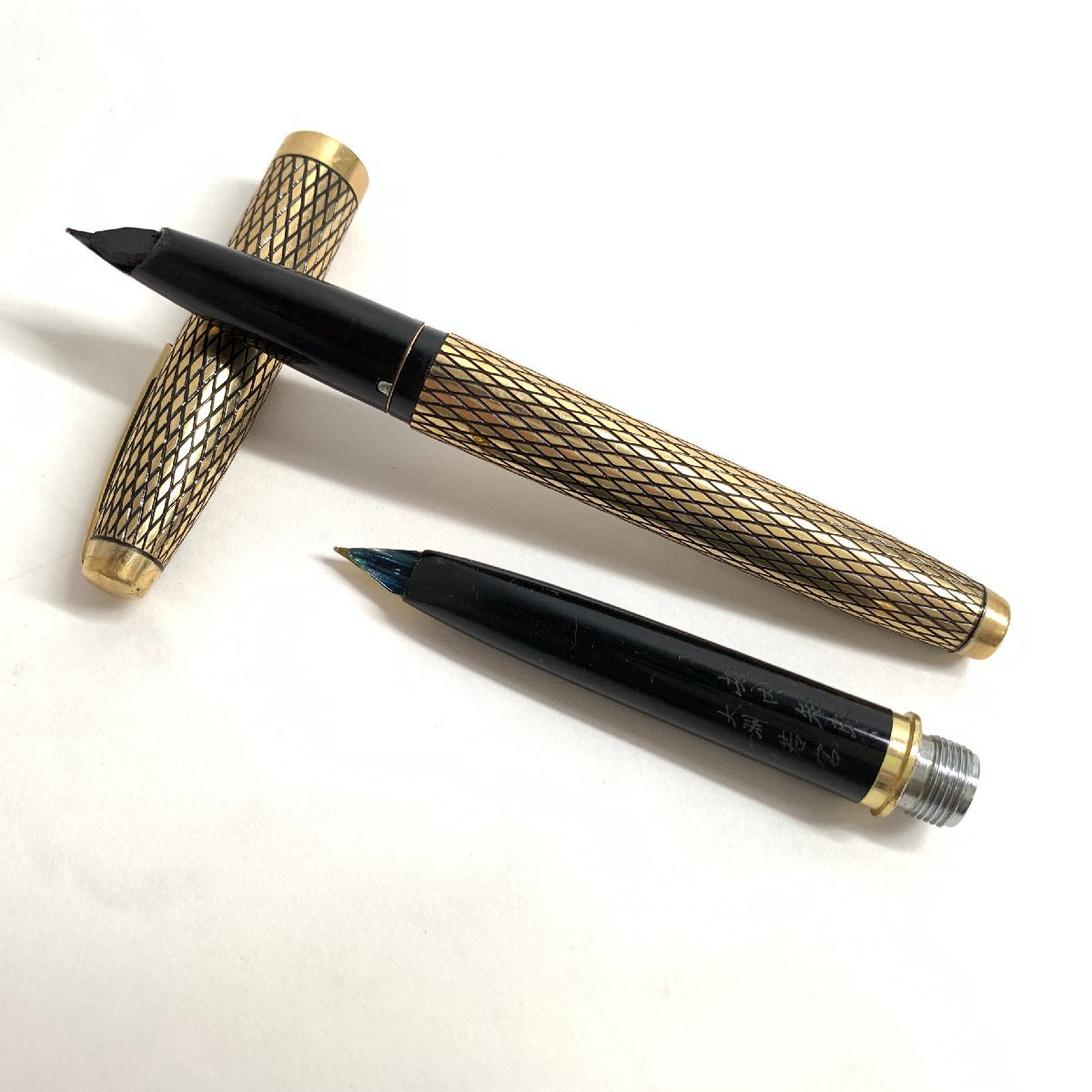 f001 B SHEAFFER シェーファー 万年筆 14K 585 ダイヤカット ペン先