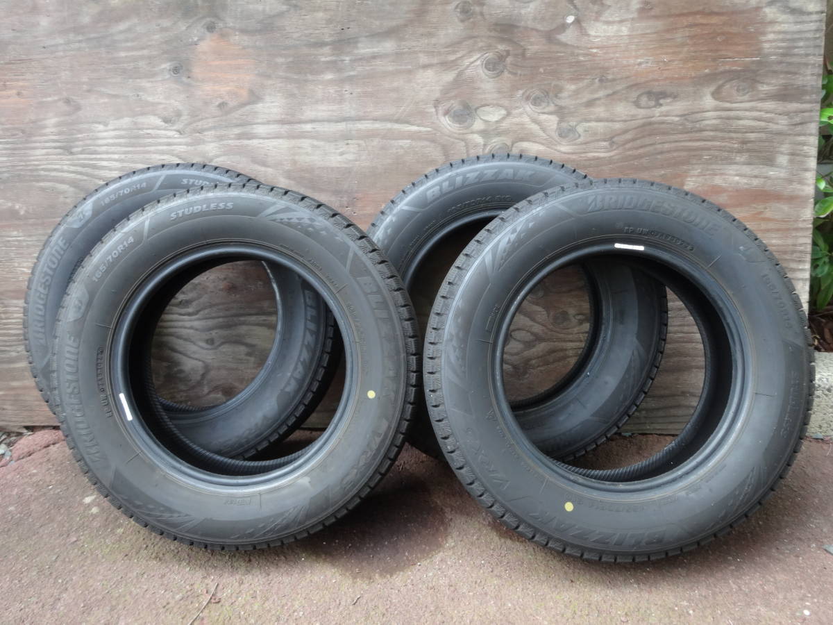 ブリジストン 165/70R14 4本セット VRX-3 中古2022年製