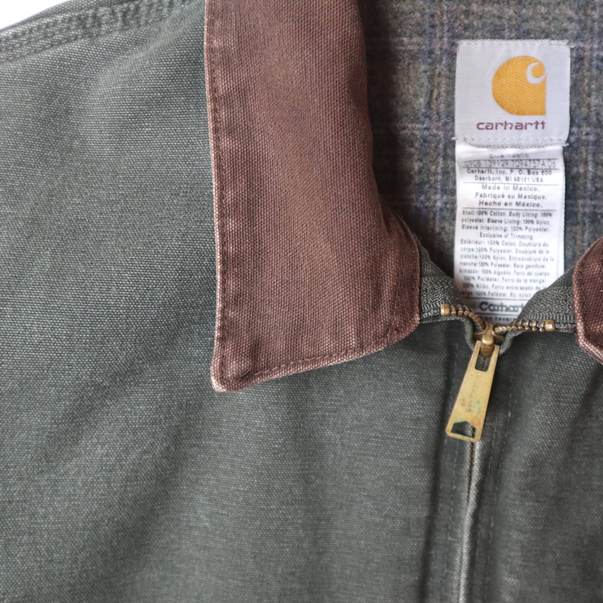 希少色 Carhartt デトロイトジャケット グリーン 野村訓市 カーハート 