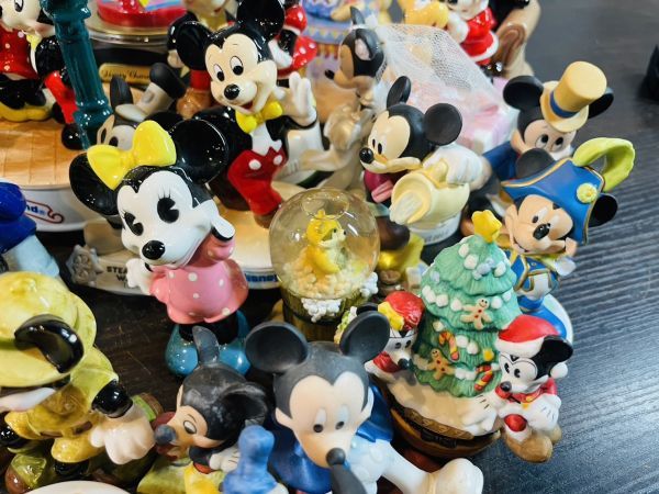 Disney ミッキー ミニー フィギュリン 陶器 陶磁器 置物 レア 希少 WDCC オルゴール レトロ 当時物 等 大量 ディズニー ランド シー 陶器製 置物 希少・ヴィンテージディズニー