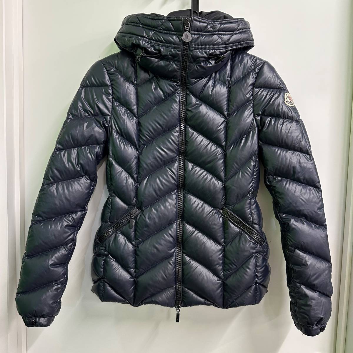 サイズ0】モンクレール MONCLER ダウンジャケット ネイビー 紺色