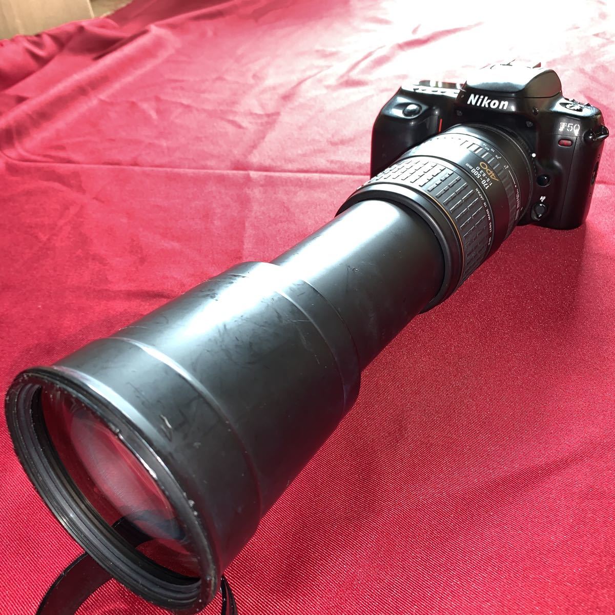 説明文必読 一眼レフ フィルムカメラ Nikon ニコン F50 超望遠 500mm 