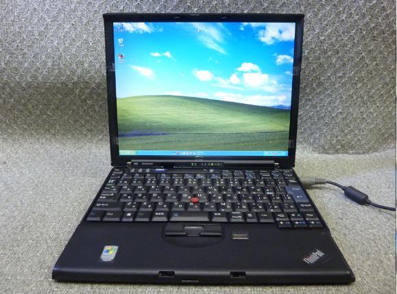 Windows XP，7 選択可 12.1”ノートPC Lenovo X61 7675-11I ★ Core 2Duo T7300 2.0GHz/3GB/320GB/無線LAN/便利なソフト/リカバリ作成/2107