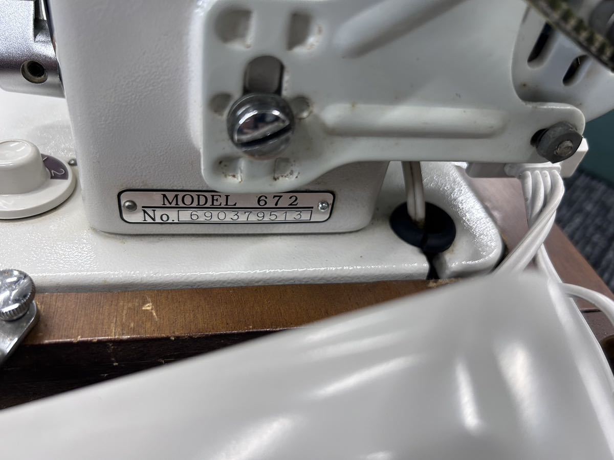 JANOME MODEL 672 (ジャノメ 672型) ☆パワフル・垂直釜ミシン 