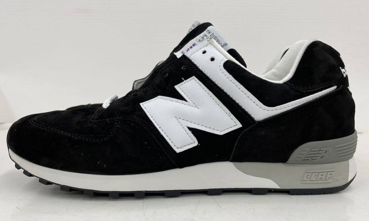 UK製　new balance ニューバランス　576 M576KGS ブラック×ホワイト　スエード25.5cm メンズシューズ　未使用品