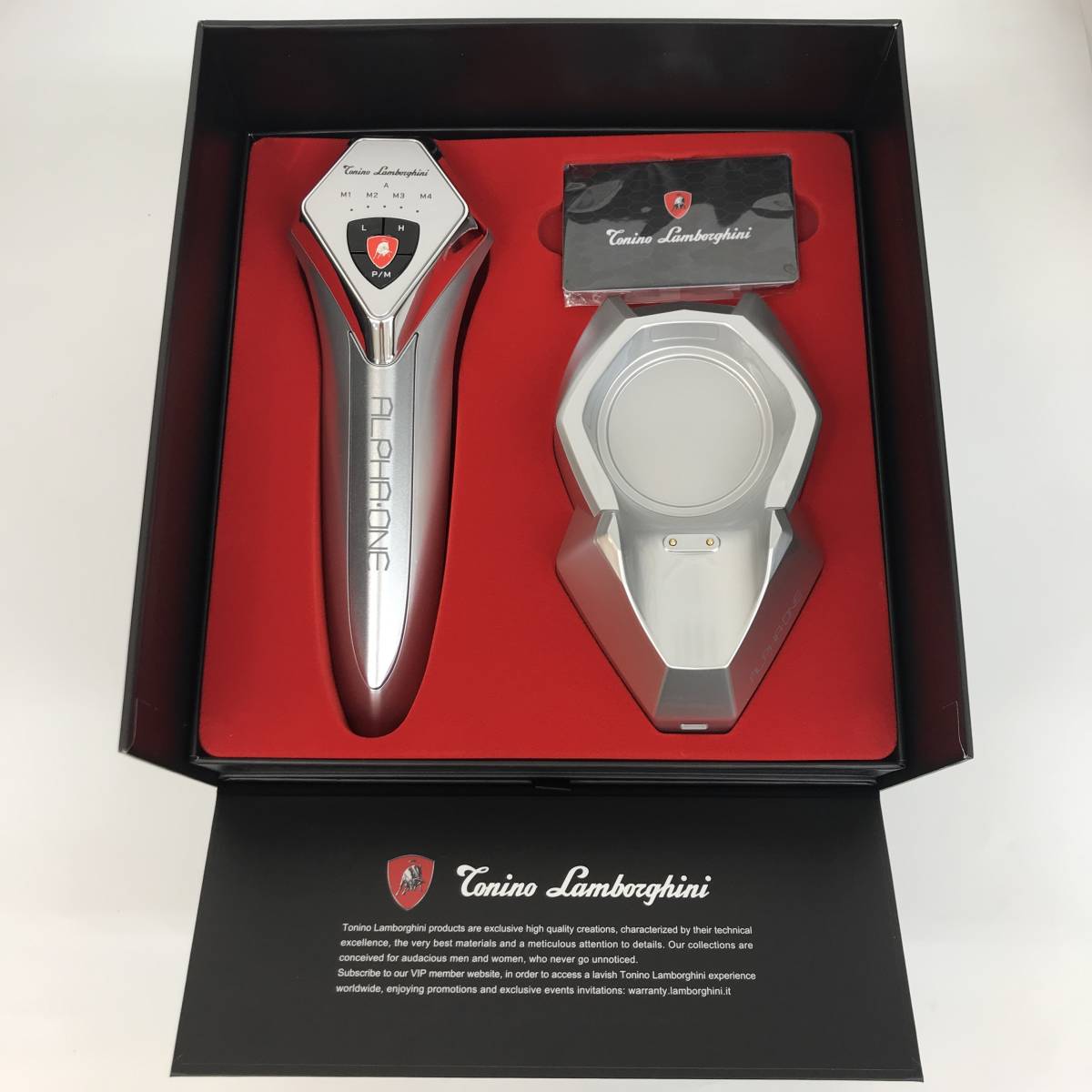 【未使用】トニーノ ランボルギーニ Tonino Lamborghini 美顔器 ALPHA ONE T7603254 美容 