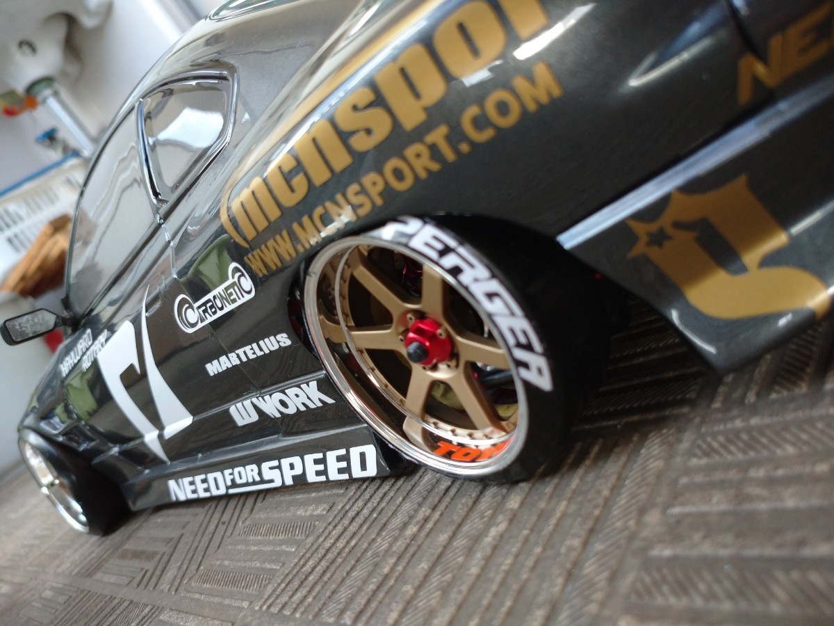 2色選べる シルビアS15 NFS仕様 カッティングステッカー 1/10ラジコン