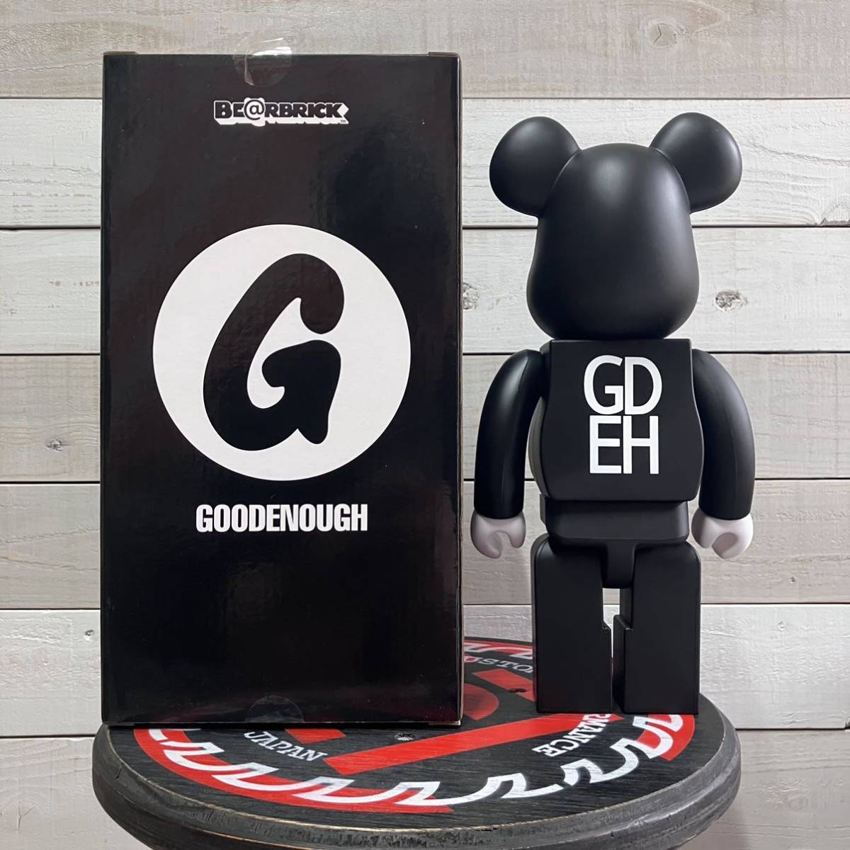 GOODENOUGH BE@RBRICK 400% MEDICOMTOY GE GDEH BLACK グッドイナフ 