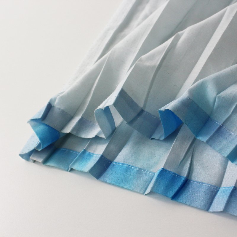 イッセイミヤケ ISSEY MIYAKE グラデーションプリーツブラウス 3