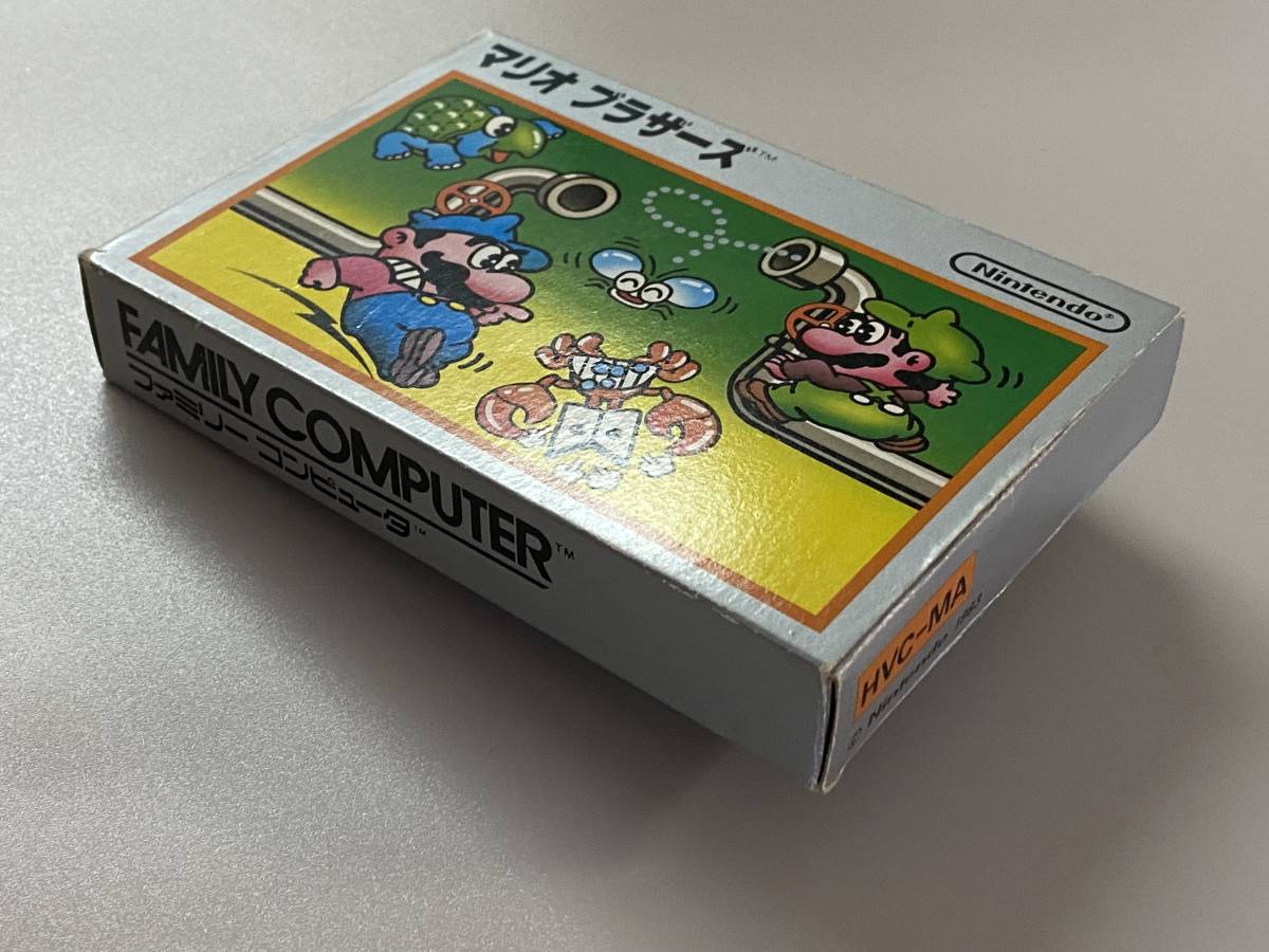 美品 マリオブラザーズ ファミコン 任天堂 ファミコン 銀箱マリオ