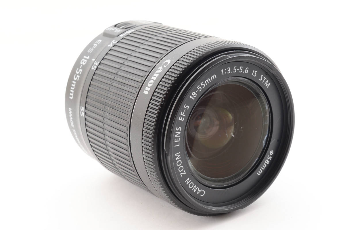 訳あり品 キャノン CANON EF-S 18-55mm F3.5-5.6 IS STM ♯A4133 
