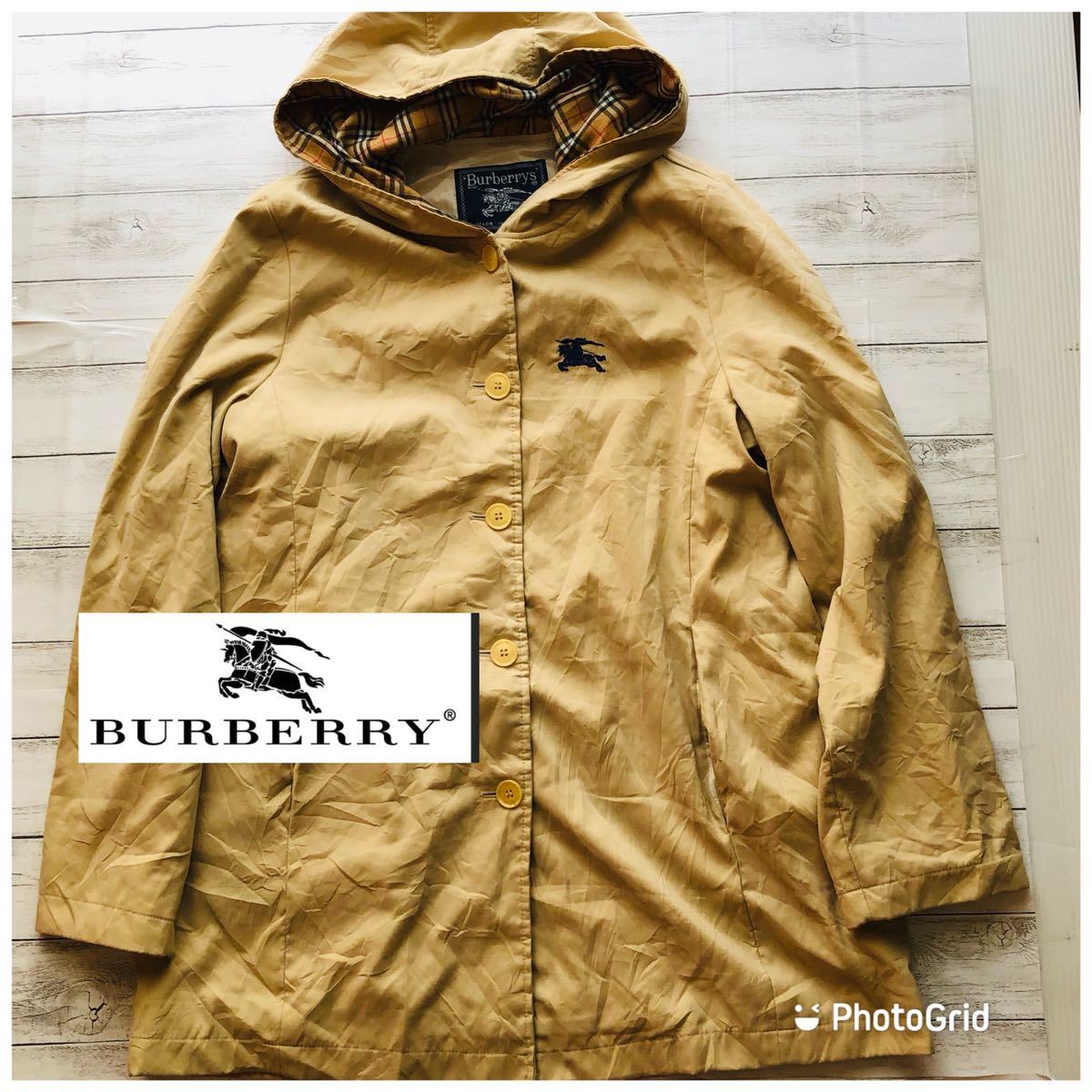 バーバリー Burberry Sくらい フード裏バーバリーチェック柄 フード 