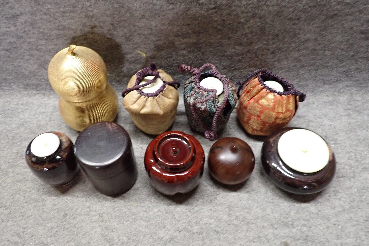 ☆082346 茶道具 茶入 仕覆 棗 大量 まとめて ☆