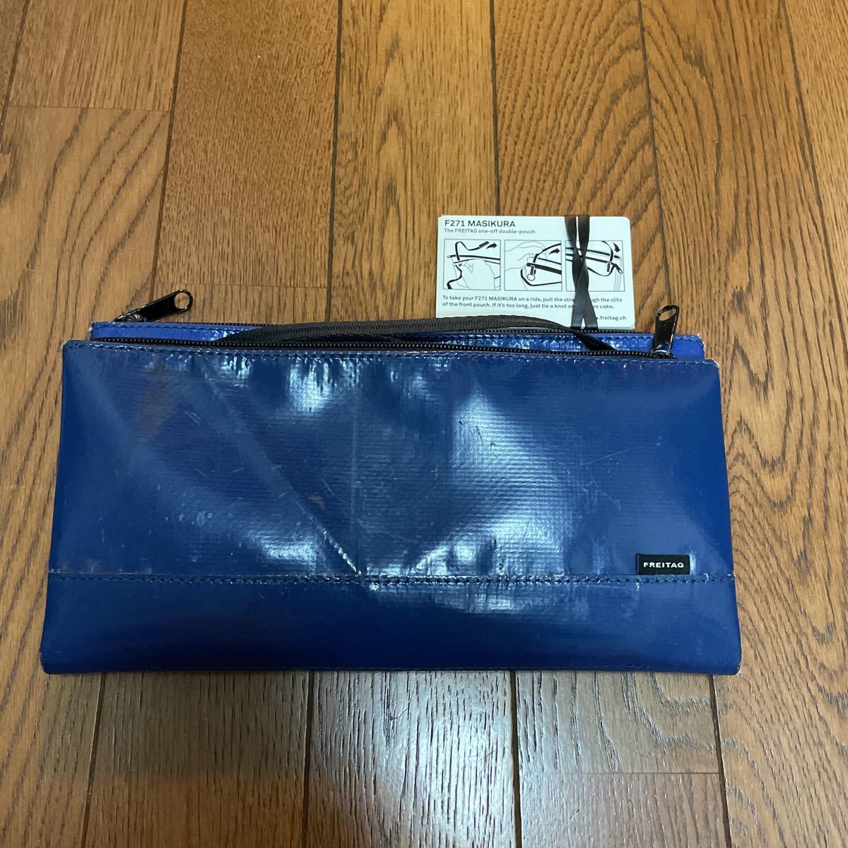 FREITAG F 271 MASIKURA サコッシュ クラッチバッグ ネイビー フライターグ