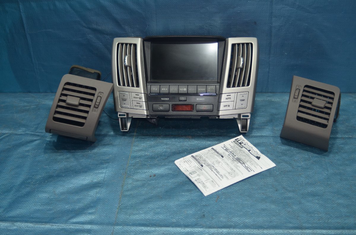 ハリアー ACU30W ACU35W MCU30W MCU35W MCU36W MHU36W GSU30W 純正 エアコン ナビパネル(トヨタ ...