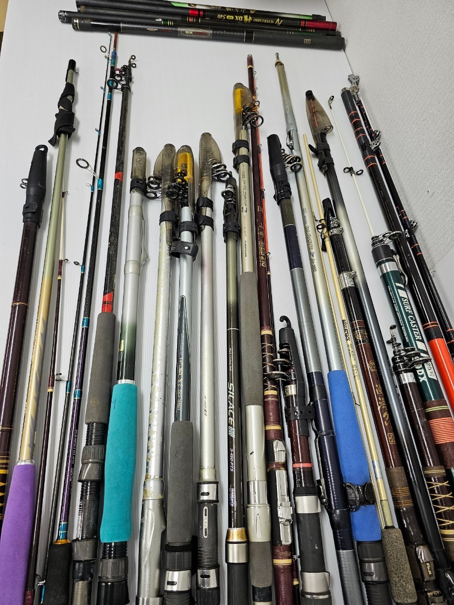 25本セット ダイワ Daiwa shimano シマノ OLYMPIC nFT 渓流竿 投げ竿 