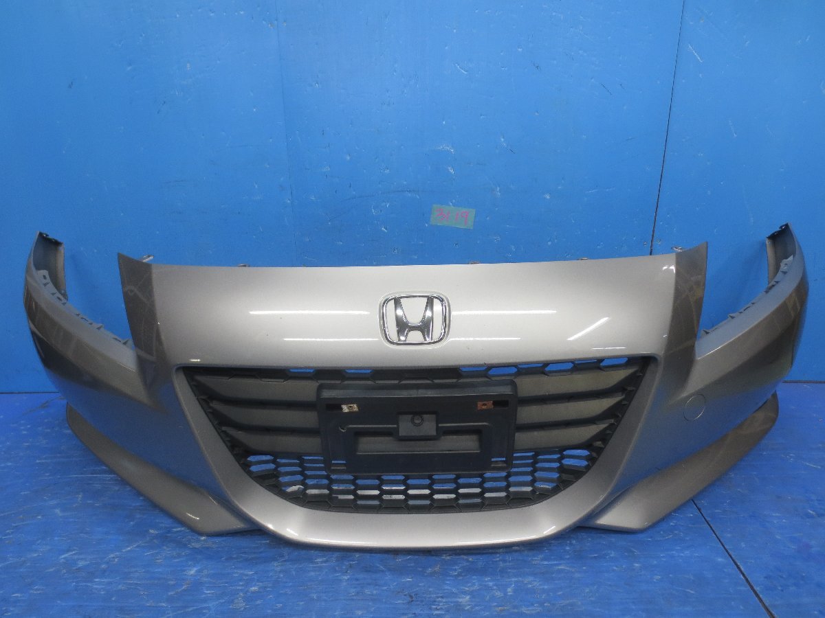 I)ホンダ CR-Z/ZF1/フロントバンパー/中古品/シルバー/グリル ※個人 