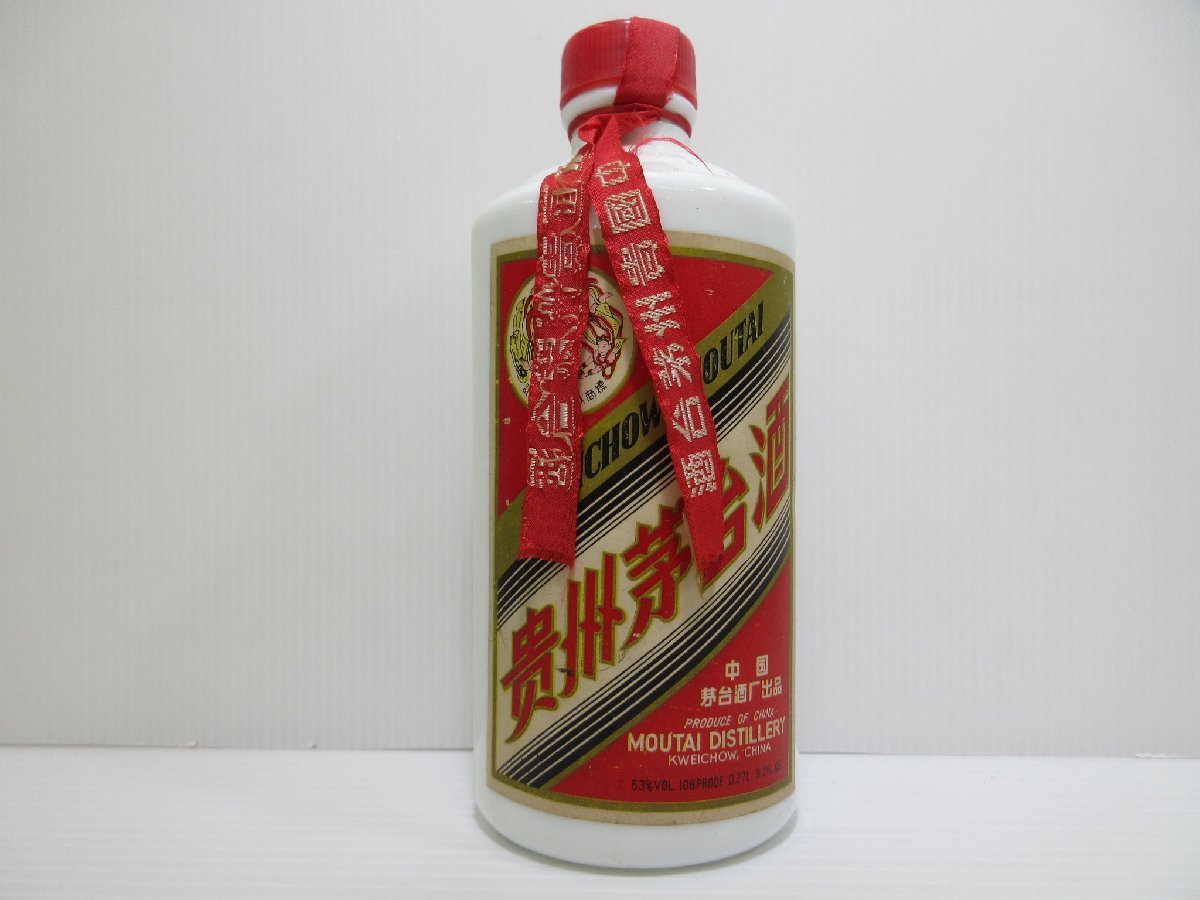 古酒☆貴州茅台酒 マオタイ酒 天女ラベル 1998年 ＊箱付 ※汚れあり 