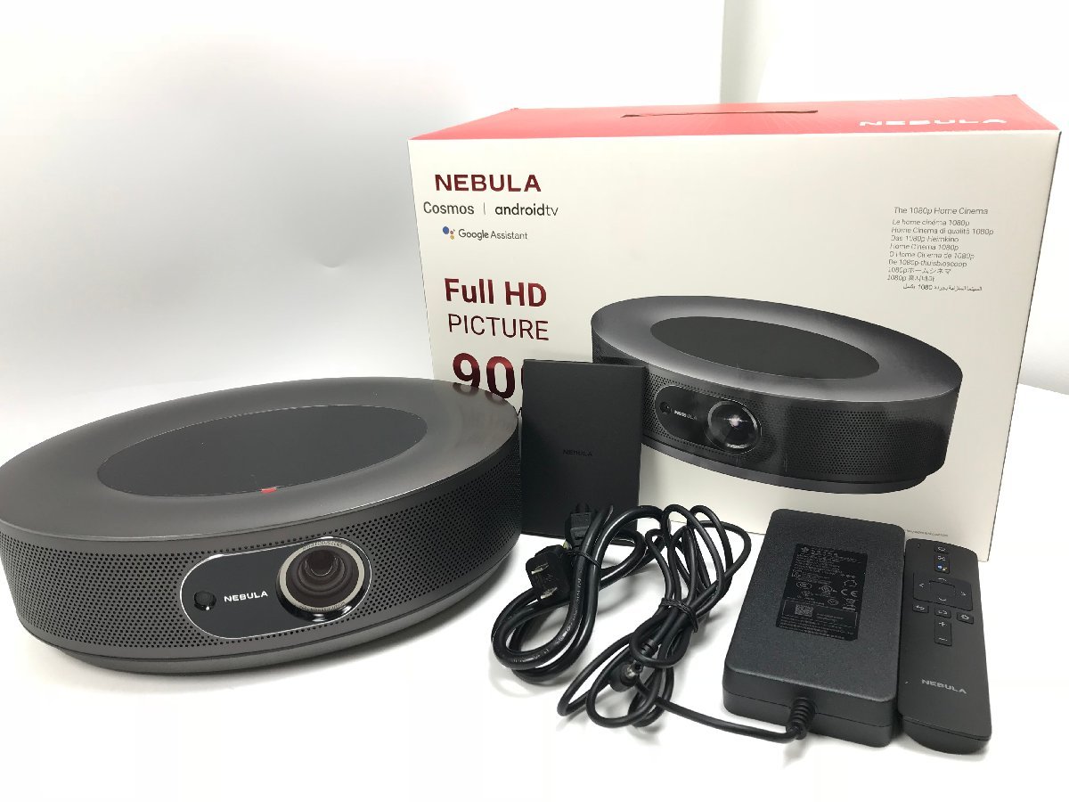 美品♪ANKER アンカー Nebula Cosmos スマートプロジェクター ホームプロジェクター FHD Android TV搭載 D2140