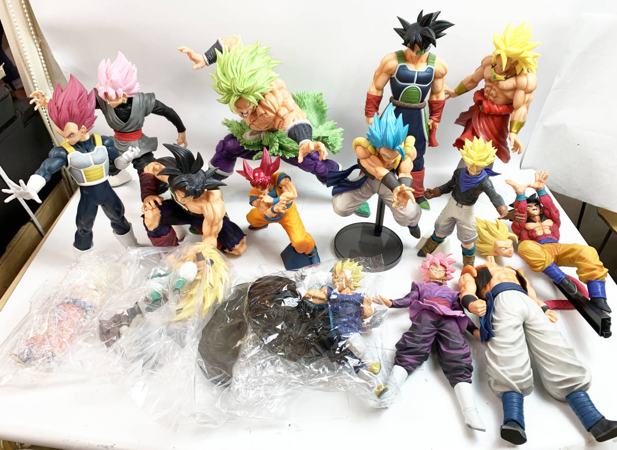 現状品 ドラゴンボール フィギュア まとめセット超サイヤ人ゴッドベジータ/ブロリーフルパワー 他 8-24