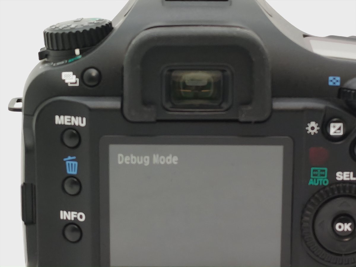 PENTAX K10 D ペンタックス 電池付 Debug Mode デバッグモード 