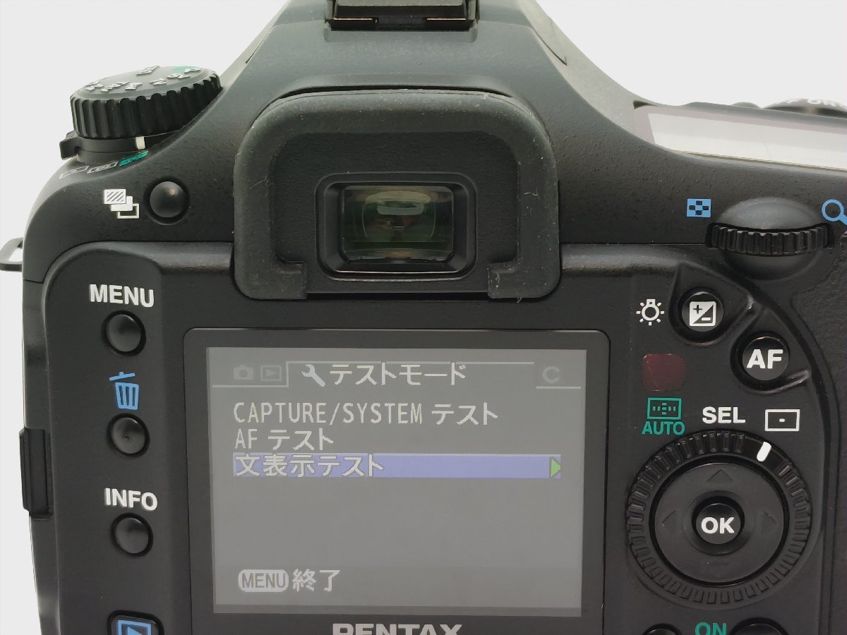 PENTAX K10 D ペンタックス 電池付 Debug Mode デバッグモード 