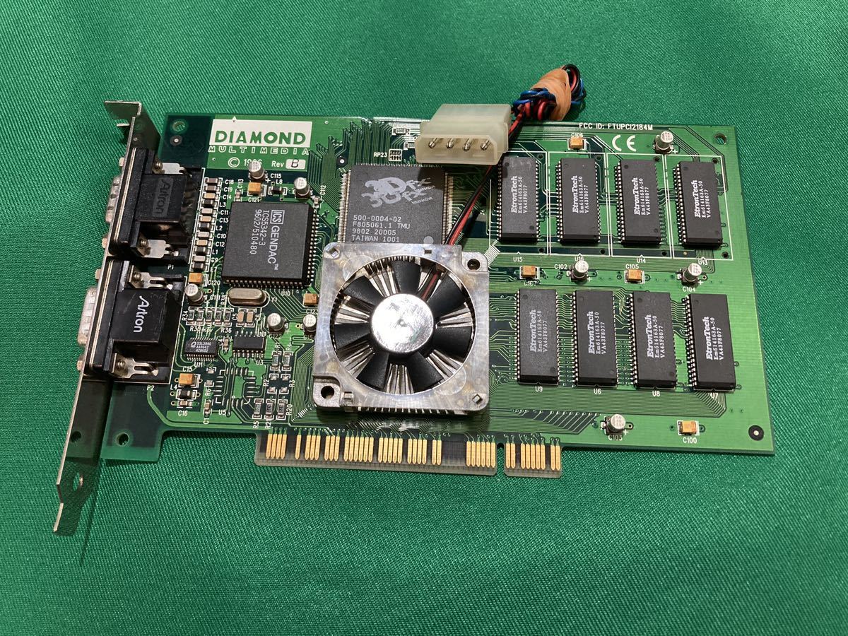 Diamond Multimedia Monster 3D PCI 4MB 3dfx Voodoo Graphics 送料