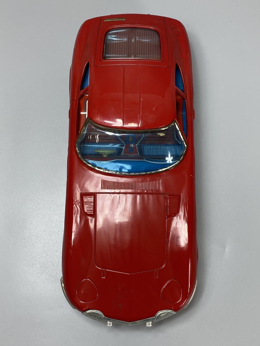 イチコーのスポーツカー ブリキ製 トヨタ2000GT レッド 箱付き 2000GT