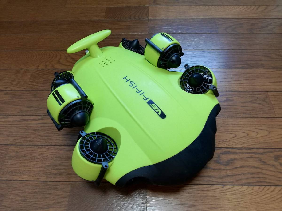 【中古】水中ドローン QYSEA FIFISH V6 スラスタープロテクター付き（完動品）