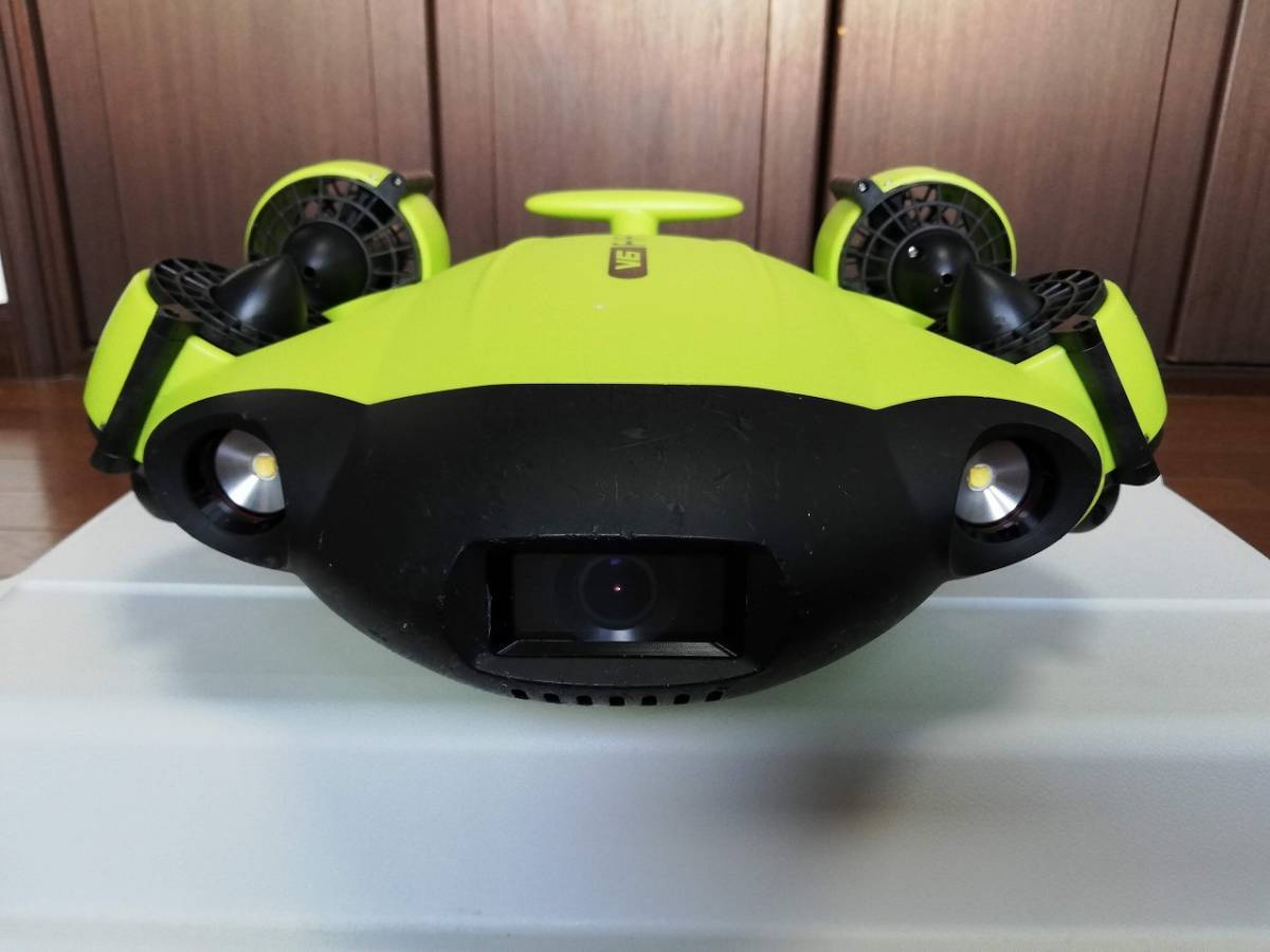 【中古】水中ドローン QYSEA FIFISH V6 スラスタープロテクター付き（完動品）