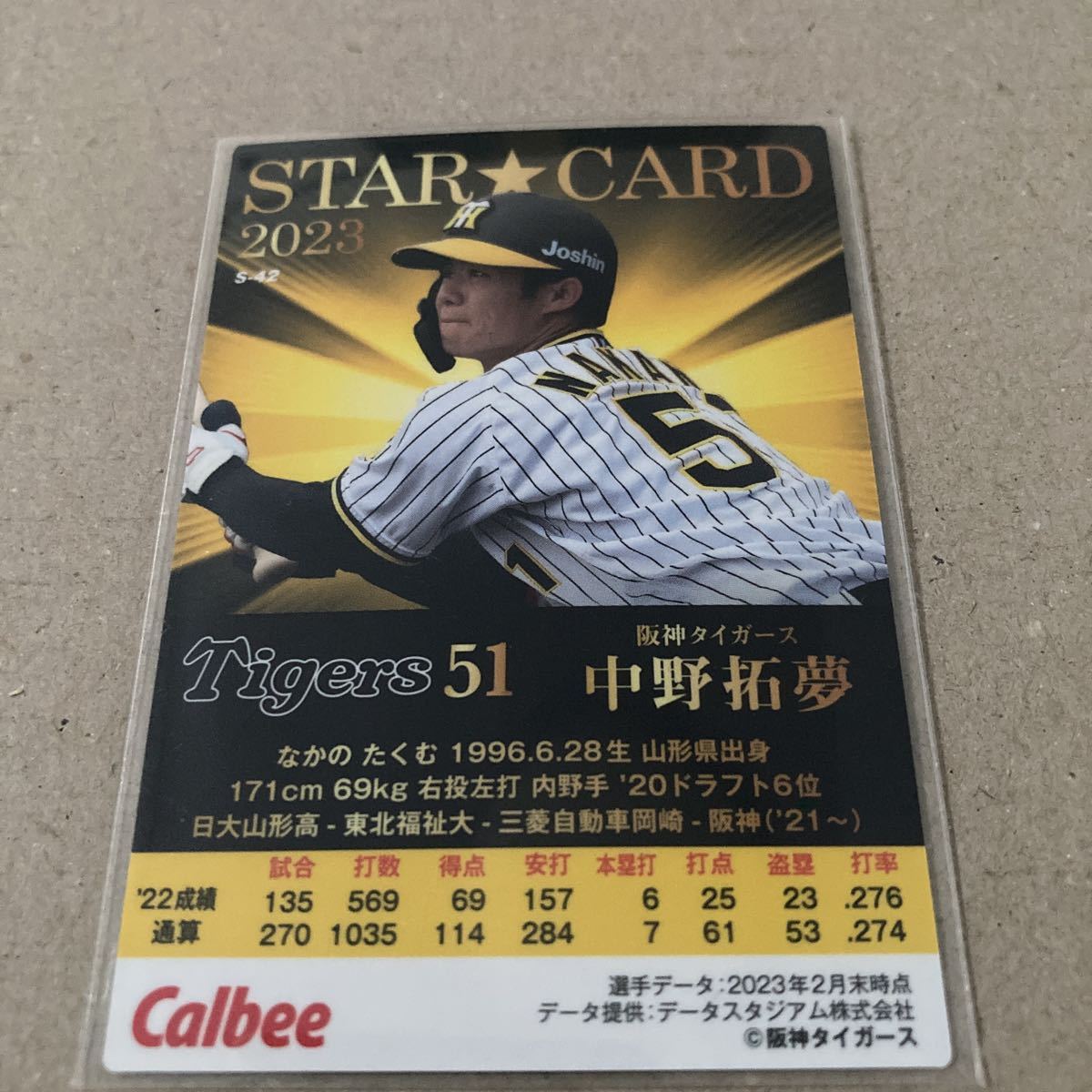 1円スタート 2023 カルビー プロ野球チップス 第2弾 金箔 サインカード
