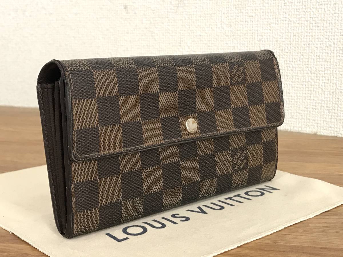 Louis Vuitton ルイヴィトン ダミエ 長財布 ポルトフォイユ