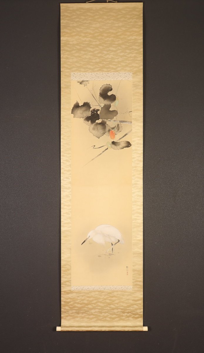100%新品，セール 模写 一灯 vg6117 岡田雄皇 白鷺図 共箱 横山大観 荒木十畝師事 東京の人(花鳥、鳥獣)｜売買されたオークション情報、yahooの商品情報をアーカイブ公開 - オークファン 花鳥、鳥獣