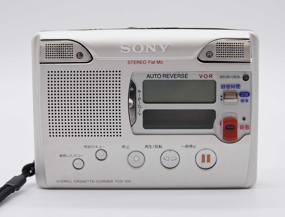 ○SONY ソニー ポータブルステレオカセットレコーダー TCS-100 メタル