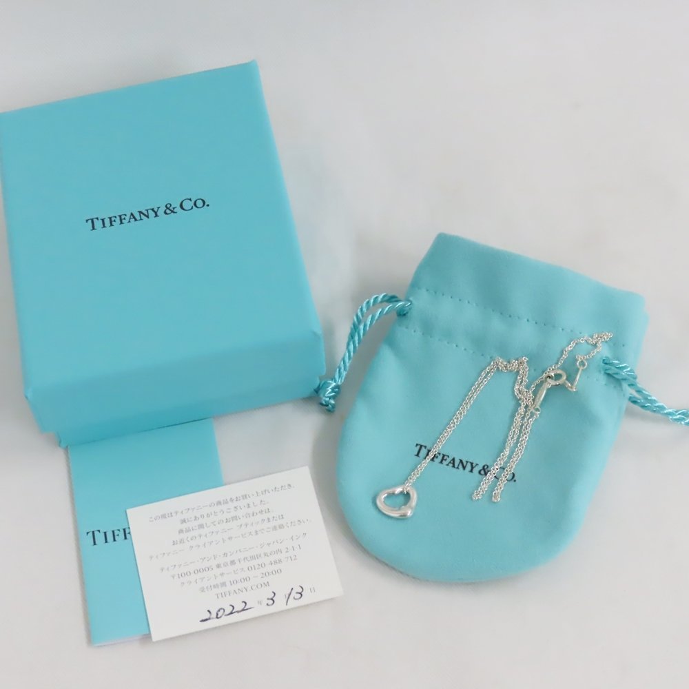 Ts768692 ティファニー ネックレス シルバー925 オープンハート