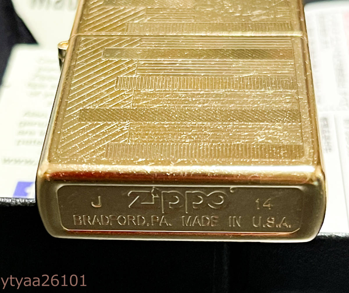 Zippo ジッポー ベル コーガン 1939年デザイン ゴールド Belle Kogan 
