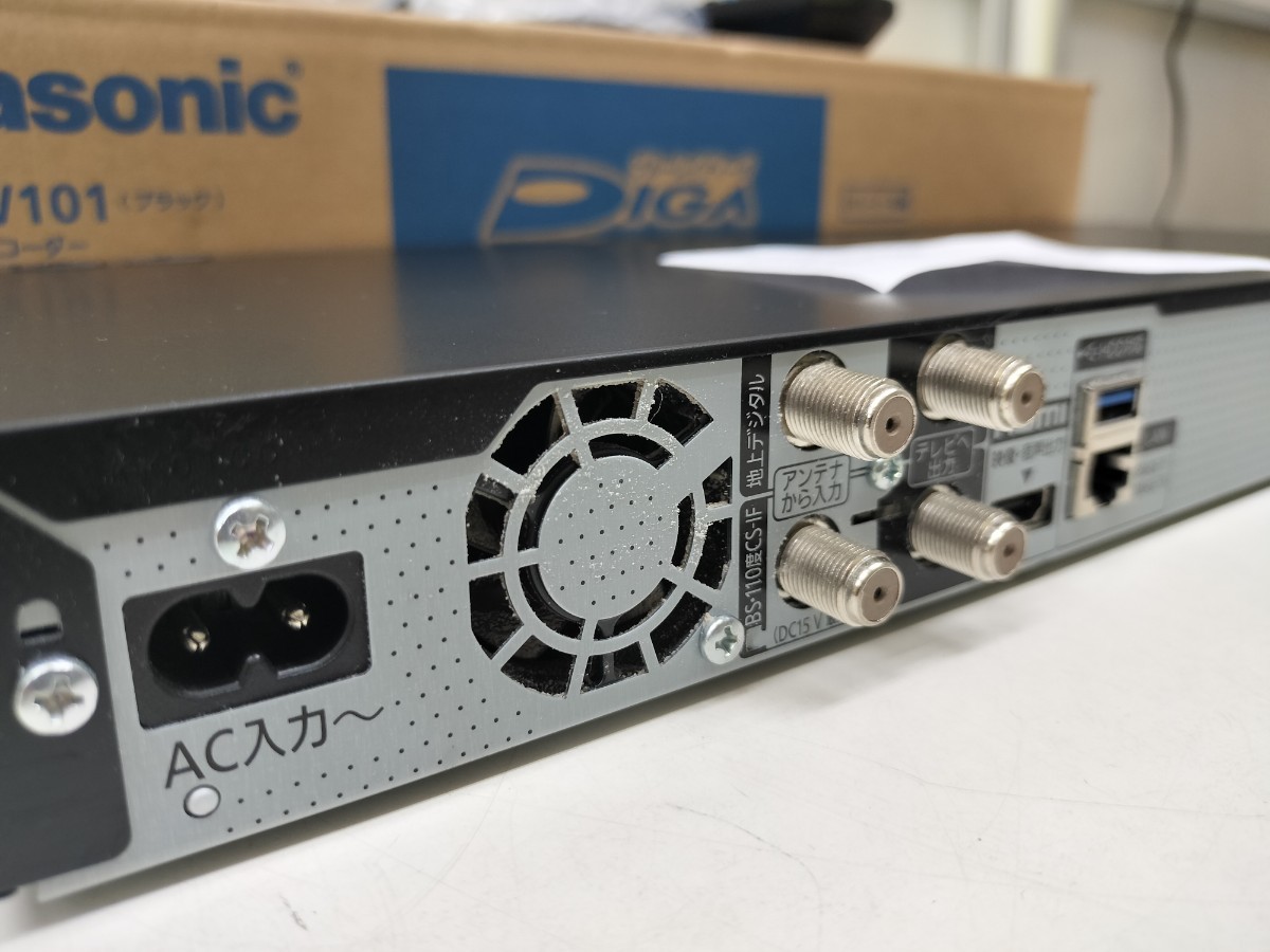 2022年製 Panasonic パナソニック DIGA DMR-2W101 1TB 2チューナー
