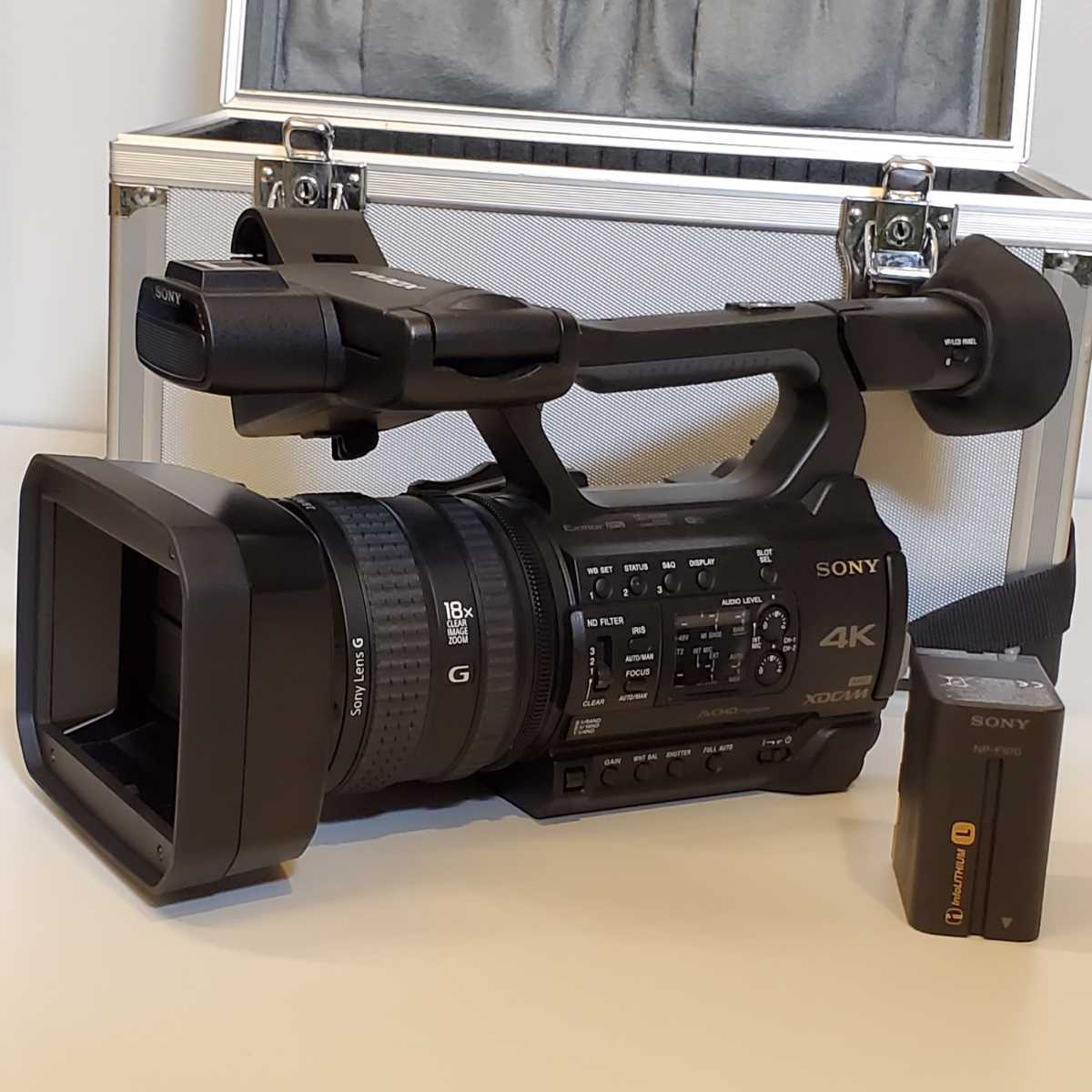 通電1×10Hのほぼ新品 SONY XDCAM 4K業務用ビデオカメラ PXW-Z150☆店頭 