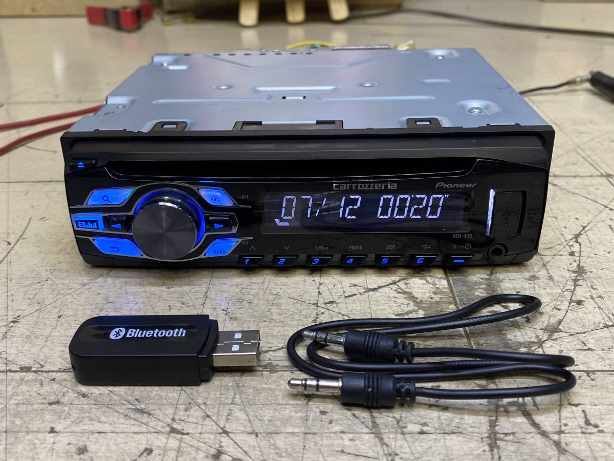 動作保証有り！Bluetoothユニット付き！Bluetooth聴けます☆USB，AUX 
