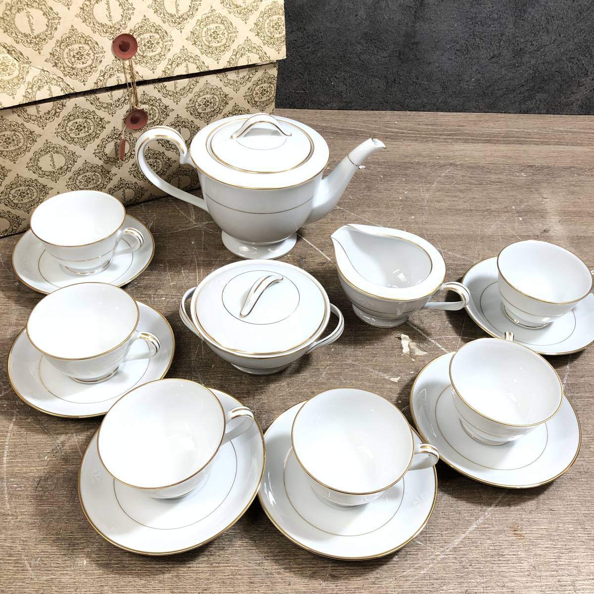 Noritake ノリタケ ティーポット カップ＆ソーサー シュガーポット 
